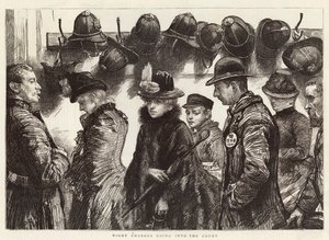 Night Charges Going into the Court